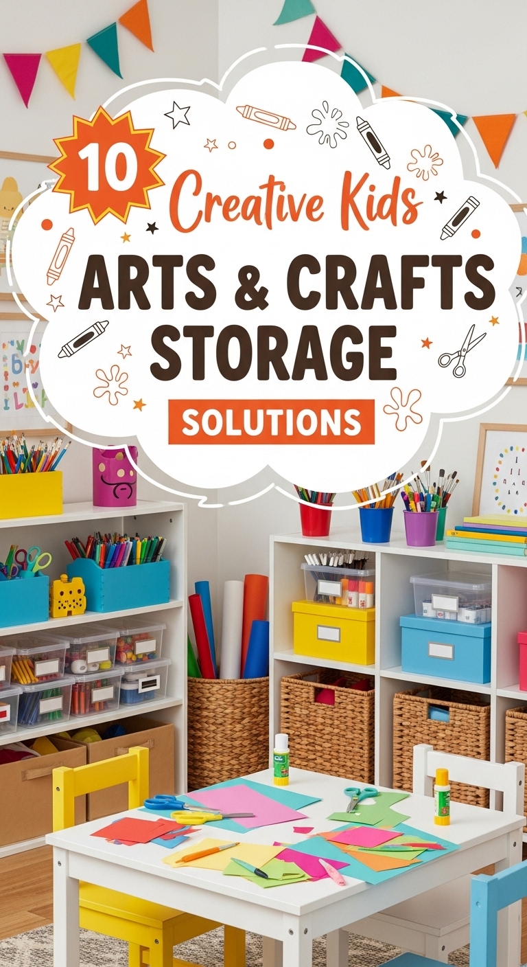10 Creative Kids Arts and Crafts Storage Solutions