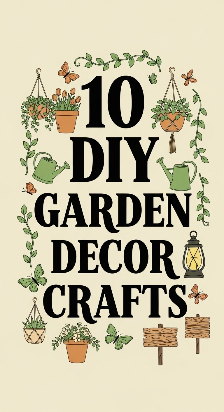 10 DIY Garden Decor Crafts